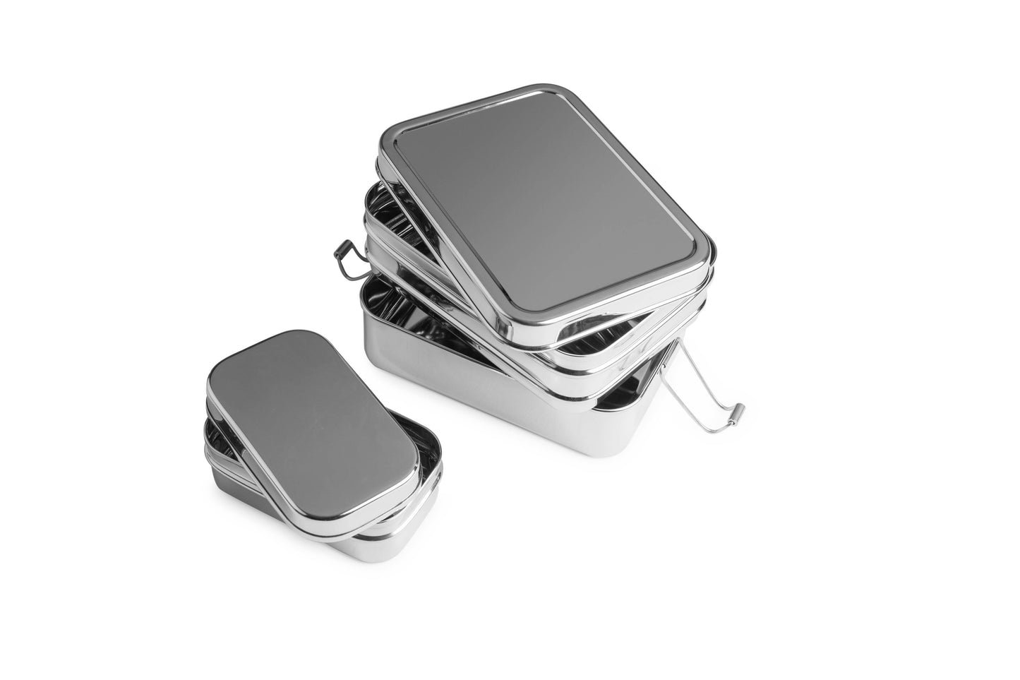 Brotzeit Lunchbox: 3 i 1 matboks i rustfritt stål.